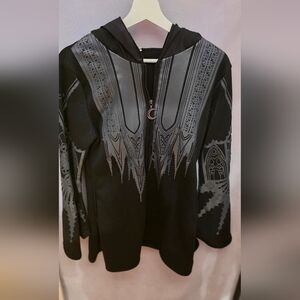 Stylish Black and Gray Women's Jacket